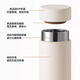 IKXO high-end pure titanium mini thermos gift gifts Valentine's Day gift box with high appearance and light portable water cup customization Meteorite black pure titanium small water cup 150ML gift box packaging