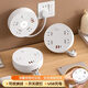 Zhengzhengwu pure copper stowable socket round plug strip with cable USB with night light multi-function smart home dormitory office plug board / drag strip / wiring board 4-position jack + Usb 0.8 meters pure copper + lightning protection