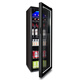 Royalstar ice bar refrigerator European style constant temperature wine cabinet hotel home living room refrigerator mini small single-door office fresh display display sample tea beverage cabinet first-class energy efficiency 238L full refrigeration + blue light + wine rack