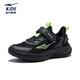 Hongxingerke (Erke) Zapatos para niños para niños y zapatillas para correr para niños para nuevos productos para el otoño infantil, densos zapatos deportivos netos, suelo negro/negro 40