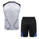 Farley Bird New 2324 Barcelona Vest Fußballuniform Training grau Barcelona Jersey Ärmel und Sportanzug Shorts Männer 24 Barcelona Hellgrau (VL+Shorts) s