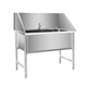 Pet Bath Stainless Steel Dog Washing Pool Dog Pet Bath Pet Shop Small Large Dog Bath Bath Open Door Luxurious 120*70*90 Deep 50