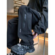 BAA AND BAA Assault Pants Men's Autumn and Winter Windproof and Waterproof Loose Straight Pants Wide Leg Sports 2025 Large Size Work Pants Black Velvet RK33-HMFS 2XL Recommended 145Jin Jin is equal to 0.5kg -160Jin Jin is equal to 0.5kg