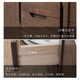 Womu sideboard American solid wood cupboard new Chinese restaurant cabinet modern sideboard restaurant storage cabinet sideboard (walnut color) [FS-1105]