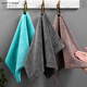 Aimili's Home Bathroom and Toilet Hanging Absorbent Hand Towel Extra Large and Thickened Coral Velvet Hand Towel Special Towel Coral Velvet Mixed Color 3 Strips Large Size 30*50cm
