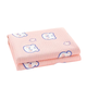 
European Emperor Bear Urine Sequestration Pad Baby Washable Class A Pure Cotton Waterproof Double-Side Large Bed Adult Child Menstrual Mat [Blue Flower Bear] Waterproof Washable 50*70 cm [One]