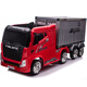 Berica 8-Rad schwere LKW-LKW-LKW-LKW-Kinder-Elektrofahrzeuge mit Elektrofahrzeuge Kinderspielzeugauto können auf Menschen sitzen. Weißer Behälter mit Schrank + Ledersitz + Schaumstoffrad. Vier-Drive