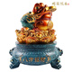 Henglu Bafang Laicai Ornamentos de sapo dorado Oficina Sala de estar Gabinete de vinos Ornamentos Cash Aper Al Frente Regalos LY1283 Beeswax Golden Toad 26*26*28 cm