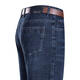 Goldlion Summer Fino Stretch Jeans Men sueltos aliviables transpirables de mediana edad.