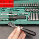 Süßer Miaomiao Inch Sleeve Schraubenschlüssel Teile Ärmelschlüssel Set Auto Reparatur Schnell kleiner Ratschenschlüssel 4,5 mm Kurzschläfe-11303