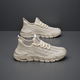 Pang Donglai DL [Recommended by Central Mother] Men's Shoes Summer 2025 New Mesh Breathable Flying Weaving Hollow Thin Mesh Shoes Men's Soft Sole Q9221 Beige [Upgraded Version] 40