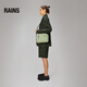Rains单肩斜挎包男女运动包骑行挎包腰包Cargo Box Bag W3/14110 黑色