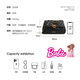 Barbie Women's Bag 2025 New Diamond Flake Small Flavour Light Luxury Brand de luxe à épaules à bandoulière Cadeau pour la femme Gift Birthday