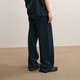 LESS [same style in the mall] 2025 autumn new straight loose commuter casual sleeves 2P8E15920 438 deep ink blue M