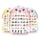
Children's early childhood education audio poster baby cognitive reading picture recognition pinyin English letter learning card learning machine cloth book stroke radical