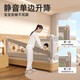 GUANLILANG Bed Fence Baby Bed Side Guardrail Baby Safety Anti-Fall Heightened Guardrail Lifting Baffle Single Side Installation Parent-Child Time Deluxe Edition Single Side Lift + Stable and Seamless (1.8m/Single Side)