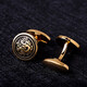 KFLK Chinese style cufflinks French shirt men's sleeve nails dragon totem new Chinese style national fashion shirt cuff buttons custom lettering gold