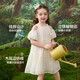 Fragen Sie Junior-Kinderrock-Rock Sommer Kinder süßer hölzerner Spitze Offschuldner Slling Kleid Girl Prinzessin Kleid Kuchenrock