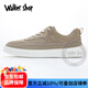 Walker Shop帆布鞋男2025年夏季透气男鞋一脚蹬懒人软底休闲鞋男增高板鞋子男 黑色 40 【皮鞋码】
