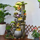 Ihre Sekretärin groß angelegte Landung Rockery Fließende Wasserbrunnen Ornamente eröffnen Geschenk Wohnzimmer Reichtum Feng Shui Wheel Hochbergzirkulation Wasserdekoration 9923 Kleine Trompetenhöhe 108 cm