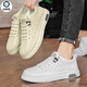 Gao ni xiong sommer atmungsaktiv unsichtbar innererhöhenhöhe-schuhe 10 cm weich allein weiße schuh für Männer High-End-Mode-Casual-Board-Schuhe für Männer 9882 Weiß (unsichtbarer Höhe-verstärkt 10 cm) 9882 Weiß 42 *