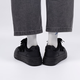 Global black board shoes for women 2025 new summer mesh breathable thick sole women's shoes hot versatile light casual black shoes