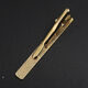 Zitronenfaser -Herren -Simple Silver Metal Tie Clip Clip Business Professional Tie Pin Persönlichkeit Kristallkrawatten Clips Frauen [Silberbindungsclip] (Style Random Distribution) J.