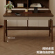 Quanyou Home New Chinese-style desk home living room study multi-functional storage solid wood legs study workbench computer desk