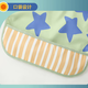 [Baby essen Bib] Baby ergänzende Lebensmittelabdeckung Frühlings- und Sommer-ärmellose wasserdichte und schmutzige Mantel-Kinderreisabdeckung Geometrische Kreativität grüner Stern + dunkelgrün 110 Größen [empfohlen für 3-4 Jahre]
