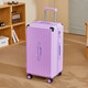 
Five-wheeled suitcase 26-inch large-capacity, angle-packing multi-functional suitcase 24-inch trolley case password box 826-pink (high configuration, large-capacity thickened model) 30-inch [five-wheel + cup holder + usb interface]