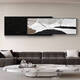 
Pupan black and white style minimalist living room sofa background wall decoration painting abstract hanging painting sense mural new style dictionary style B style 33*80+26*80=overlapping total length 12035mm aluminum