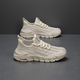 Pang Donglai DL [Recommended by Central Mother] Men's Shoes Summer 2025 New Mesh Breathable Flying Weaving Hollow Thin Mesh Shoes Men's Soft Sole Q9221 Beige [Upgraded Version] 40