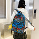 Frauen-Rucksack neuer Mode-College-Stil Junior High School-Schüler Grundschüler wasserdichte Kleidung-resistenten Reise-Rucksack schwarz (kein Anhänger) TJ929