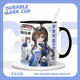 Drei-April-Tiger Luosen Arche morgen Verknüpfung Jahr Millet Amiya Zuole umliegende Studenten Schlafsaal Trinkbecher Kaffeetasse Weiß-My3271 Exquisite Tasse Single Tasse Stil