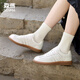 Senma (Senma) fashion, breathable and comfortable German training shoes soft sole versatile casual shoes for women 125200141 pearl white size 35