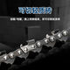 Ruideli Tungsten Steel Cutter Head Chain Saw Saw Chain de carbure en acier en carbure de 18 pouces 20 pouces Chaîne de scie à la chaîne Clering Tree Tree et coupe les briques légères de la tête de coupe en acier de tungstène universel grande 3888 sections 44 couteaux
