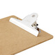
Deli A4 wood texture metal portable butterfly clip writing board clip/writing pad/test paper data storage clip Brown 9227 office supplies