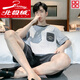 Pajamas en velours arctique pour hommes en été short en coton pur pour les jeunes d'été mince de grande taille peut être porté à l'extérieur des vêtements maison HD-9934