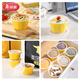 Meiya Disposable Lunch Box Food Grade Lunch Box with Lid Fast Food Takeout Packaging Thick Color Lunch Box Bowl Round Thick Color Lunch Bowl Yellow-30 Set-500ml