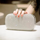 Cálculo/Bolso de banquete de embrague de moda agudo Banquete para mujeres Celebrador de manos de la mano del vestido de la mano de la mano Diamante Luxury Cheongsam Bag Bag Bag Gold_ con cadena larga + cadena corta
