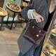 Sac de luxe de tout le sac de luxe en cuir authentique pour chaton de la mode pour femmes sac à main rétro sac à main à une épaule sac à bobe à corps à une épaule.