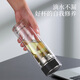 Fuguang antibacterial glass double-layer high borosilicate tea cup tea separation cup car water cup for men and women 400ml
