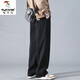 Woodpecker (Tucano) American Casual Hosen für Herrenherbst- und Wintermodemarke High Street Wide-Bein-Sporthosen für Männer losen gerade große Größe der Schwergewicht 10921-Hk9209 Navy Blue Regulal M etwa 90 ~ 115 Jin [Jin gleich 0,5 kg] kann getragen werden können