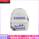 耐克（NIKE）【定制包】  耐克 休闲百搭 织物 双肩包 男女同款情侣款 灰白色 灰白色