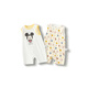 Balabala Baby Onesie Boy and Girl Halo Grastling Clothing 2025 Summer dos piezas 208225120208