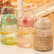 Tuanqi Water Cup Women's grande capacité Style d'été Paille Paille à haute température Big Belly Cup Special Special Kettle Plastic Cup ZKBHSL-12159 Transparent 400 ml Strip Style