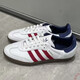 阿迪达斯 （adidas）三叶草官方舰店男鞋女鞋 新款运动鞋SAMBA低帮轻便板鞋休闲鞋 IH4881白红 40.5