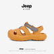 Jeep Children's Shoes, Sandals, Boys 'Black Hole Shoes, Bag Toe Summer Style 2025 NUEVO Corriente para niños que traza zapatos de playa Mihong 29/30 La longitud de los zapatos es de aproximadamente 20.0 cm