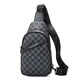 Cohnim Kevin Luxury Herren Chest -Tasche ein Schulter -Crosskörper Tailentasche Outdoor Sport kleiner Rucksack Geschenk für den Freund meines Mannes Chinesisches Valentinstag Geschenk C701 Plaidmuster [modisch und vielseitig] 8