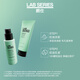 Langshi Lab Control de aceite Cleanser de dos partes (limpiador facial + loción) Conjunto de productos para el cuidado de la piel para hombres Regalo de cumpleaños para novio